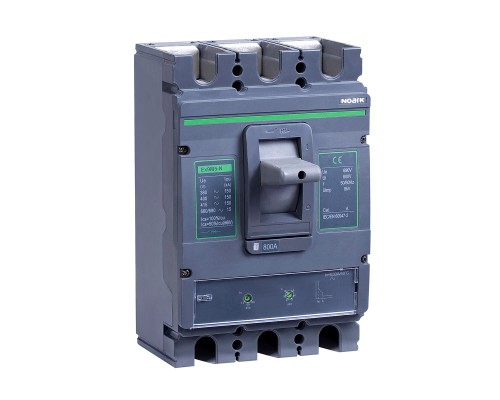 Wyłącznik mocy MCCB, wielkość M5, TM, Icu=Ics=150kA, In=800A, 3-bieg. Ex9M5P TM 800 3P EU 112067 Noark kompaktowy