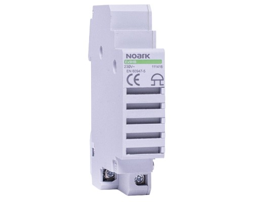 Dzwonek na szynę DIN, AC 230 V Ex9HB AC230V  111416 Noark modułowy sygnalizator akustyczny