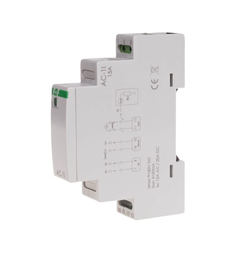 Analogowy przetwornik natężenia prądu, jednofazowy MAX-AC-1I-15A F&F