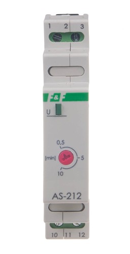 Automat schodowy - montaż na szynie DIN, 230V AS-212 F&F
