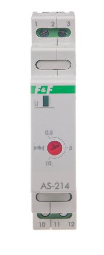 Automat schodowy - montaż na szynie DIN, 24V AS-214 F&F
