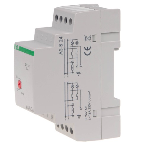 Automat schodowy, montaż na szynie DIN 42V AS-B42 F&F