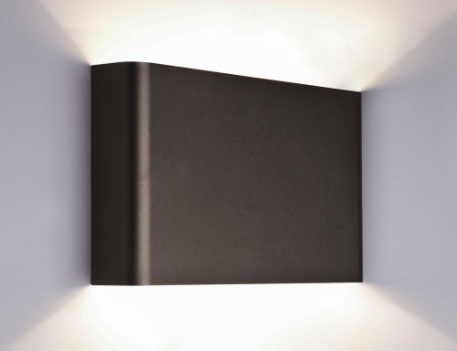 Lampa ścienna Kinkiet Industrialna HAGA GRAPHITE 9710 NOWODVORSKI Lighting G9 Loft nowoczesna oprawa oświetleniowa Premium grafitowa pojedyncza