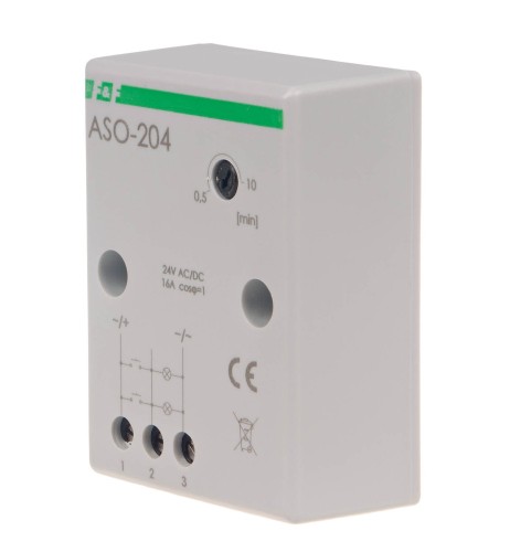 Automat schodowy, z zaciskami śrubowymi 24V ASO-204 F&F