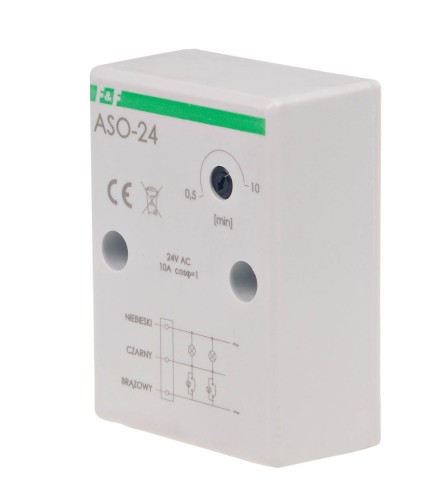 Automat schodowy z przyłączem kablowym 24V ASO-24 F&F