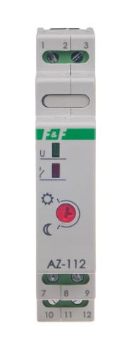 Automat zmierzchowy z zewnętrzną sondą hermetyczną AZ-112-24V F&F