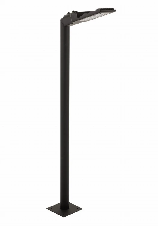 Lampa zewnętrzna Latarnia stojąca PATHWAY LED S 9420 NOWODVORSKI Lighting 24W nowoczesna oprawa oświetleniowa ogrodowa parkingowa parkowa uliczna masztowa czarna pojedyncza Inspiracje Premium