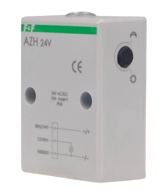 Automat zmierzchowy z wewnętrznym czujnikiem światłoczułym AZH-24V F&F