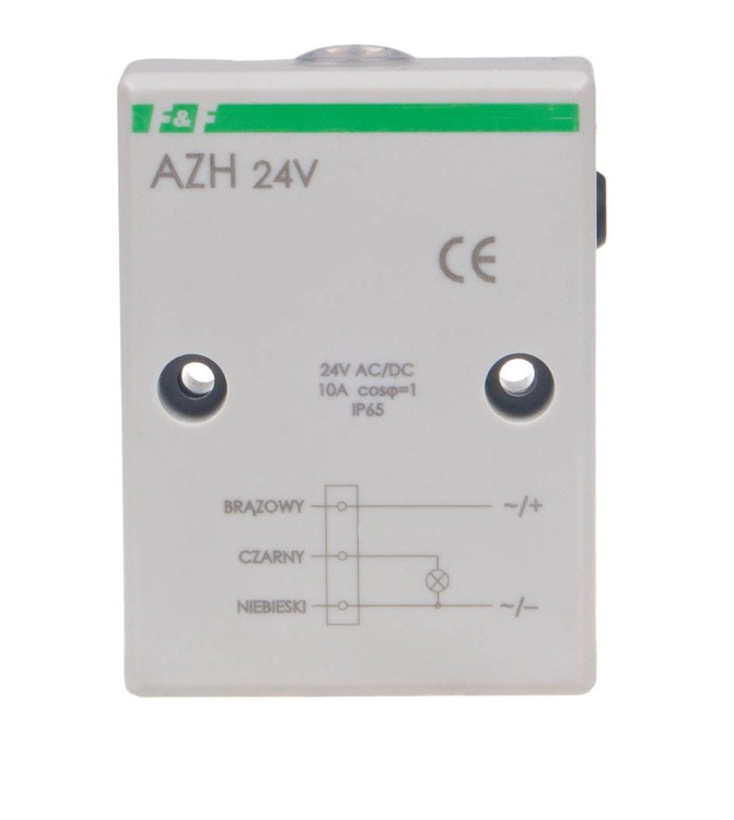 Automat zmierzchowy z wewnętrznym czujnikiem światłoczułym AZH-24V F&F