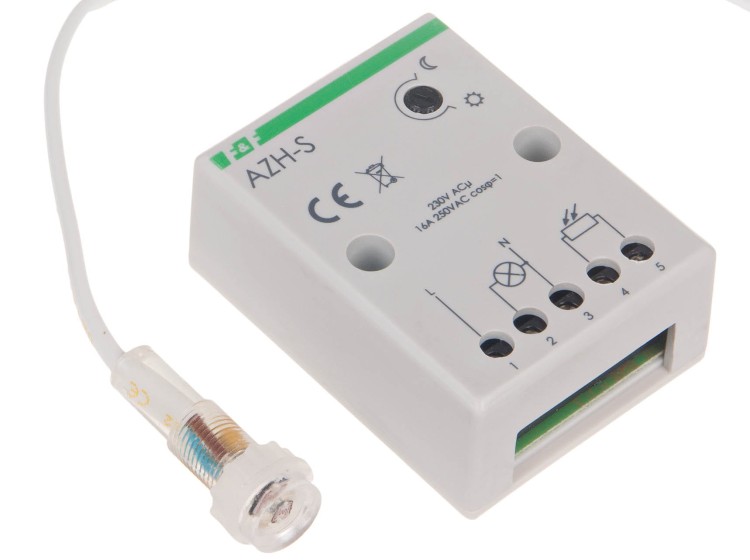 Automat zmierzchowy z zewnętrzną sondą hermetyczną AZ; 230V AZH-S F&F