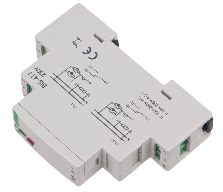 Przekaźnik bistabilny BIS-411, montaż na szynie DIN BIS-411 F&F