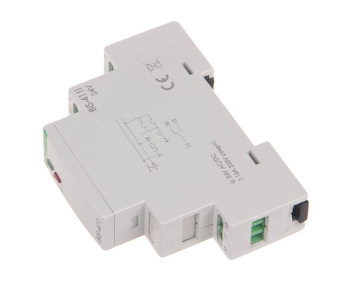 Przekaźnik bistabilny 9÷30 V AC/DC, montaż na szynie DIN BIS-411-24V F&F