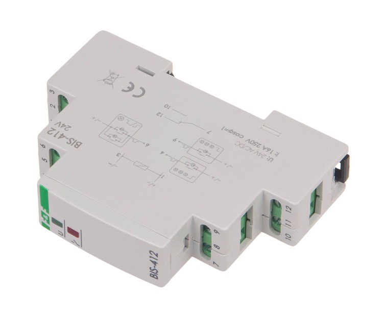 Przekaźnik bistabilny grupowy 9÷30 V AC/DC BIS-412-24V F&F