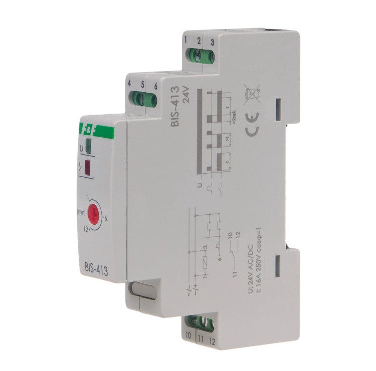 Przekaźnik bistabilny BIS-413 9÷30 V AC/DC BIS-413-24V F&F