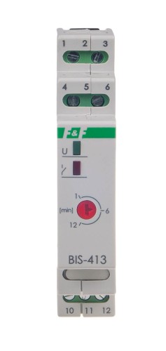 Przekaźnik bistabilny BIS-413 9÷30 V AC/DC BIS-413-24V F&F