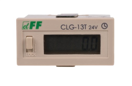 Licznik czasu pracy panelowy CLG-13T/24 CLG-13T-24V F&F