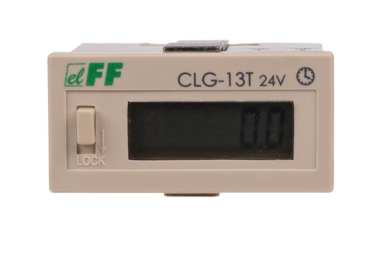 Licznik czasu pracy panelowy CLG-13T/24 CLG-13T-24V F&F