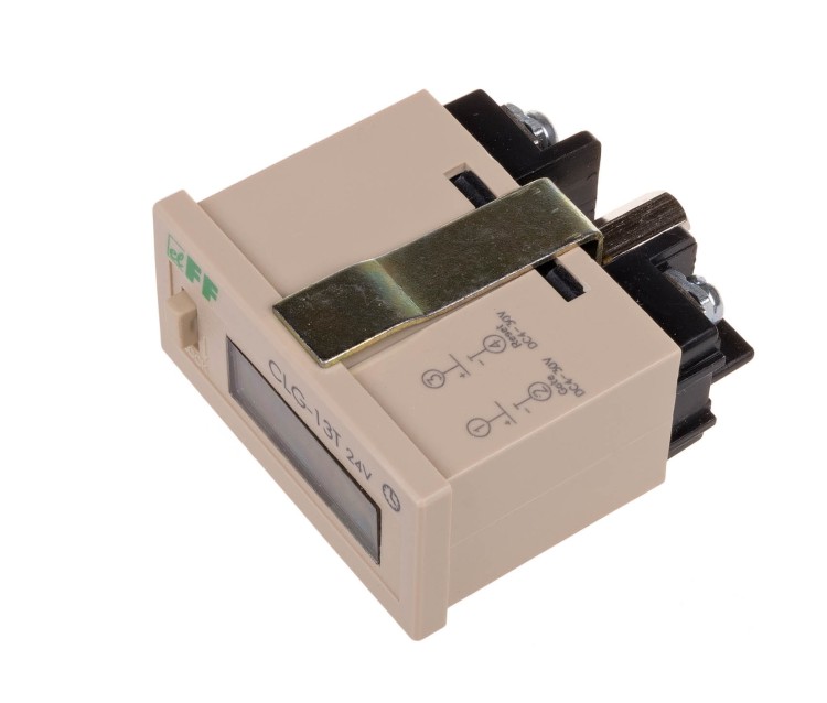Licznik czasu pracy panelowy CLG-13T/24 CLG-13T-24V F&F