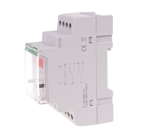 Przekaźnik napięciowy CP-721 z wyświetlaczem, programowalny CP-721 F&F