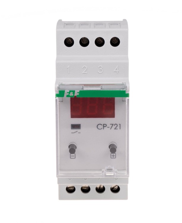 Przekaźnik napięciowy CP-721 z wyświetlaczem, programowalny CP-721 F&F