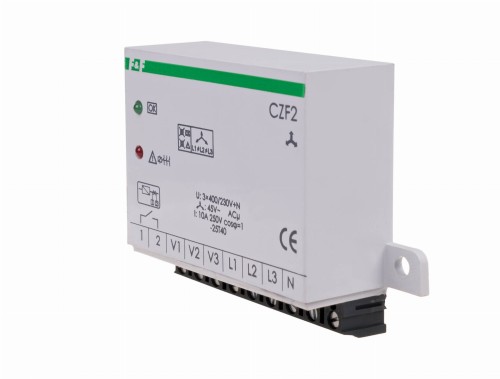 Czujnik zaniku faz z kontrolą stycznika CZF-2 F&F