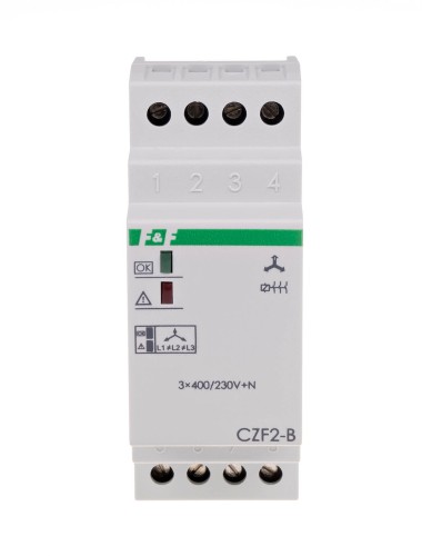 Czujnik zaniku faz z kontrolą stycznika CZF-2B F&F