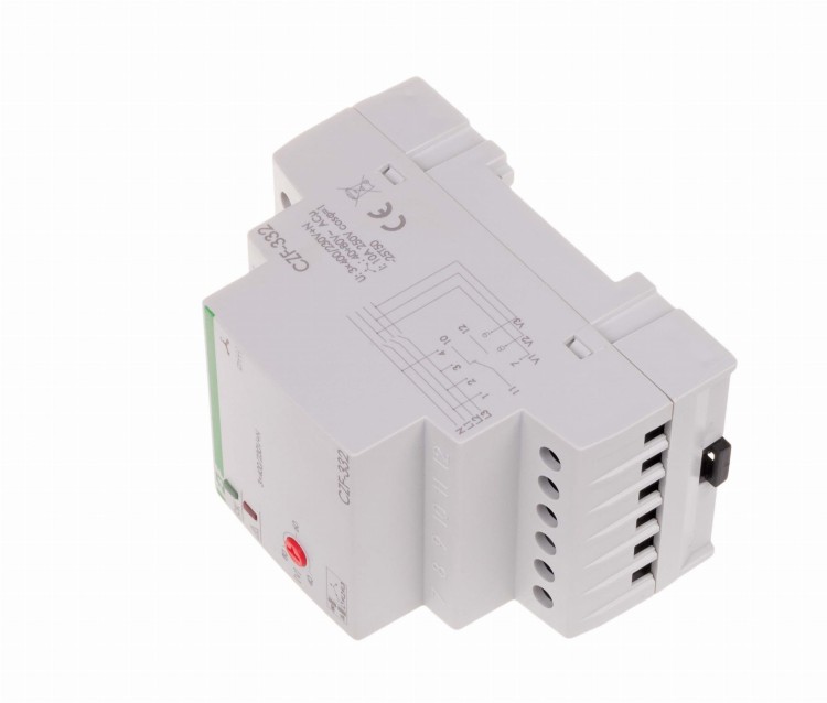 Czujnik zaniku faz z kontrolą stycznika, styk 1NO/NC CZF-332 F&F
