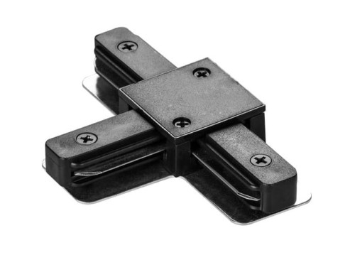 Łącznik do szynoprzewodu T Connector STTB DPM Struhm Ideus Loft nowoczesna sufitowy ścienny do oświetlenie szynowe listwa natynkowa szynoprzewodów 230V złączka czarny