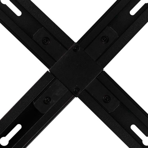 Łącznik do szynoprzewodu krzyżowy X Connector STXB DPM Struhm Ideus Loft nowoczesna sufitowy ścienny do oświetlenie szynowe listwa natynkowa szynoprzewodów 230V złączka krzyżowa czarny