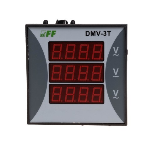 Cyfrowy wskaźnik napięcia, trójfazowy DMV-3T DMV-3T F&F