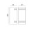Lampa ogrodowa elewacyjna Kinkiet Zewnętrzny Nowoczesny QUAZAR 7 KTLOQZ7SZ Kobi 2x GU10 IP44 aluminium metalowa na budynek dwustronna oświetlenie zewnętrzne szara szary grafitowy