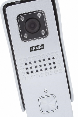 Stacja bramowa natynkowa czarna, jednoabontentowa KK-01 F&F