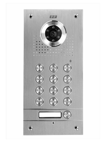 Stacja bramowa wtynkowa z szyfratorem, jednoabontentowa KK-05 F&F