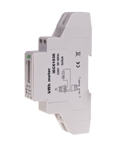 Licznik energii elektrycznej - jednofazowy LE-01 LE-01 F&F