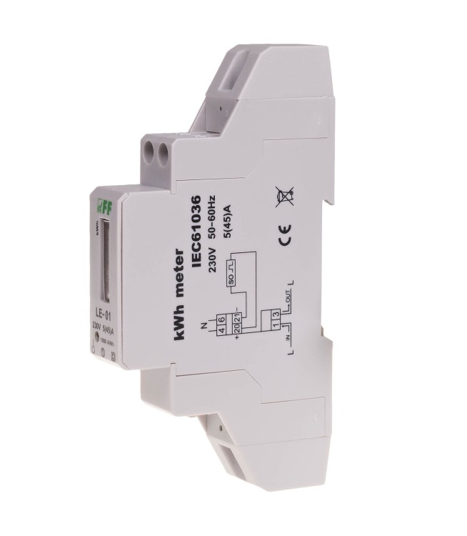 Licznik energii elektrycznej - jednofazowy LE-01 LE-01 F&F