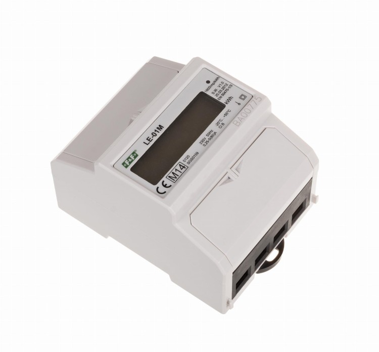 Licznik energii elektrycznej MODBUS RS-485 - jednofazowy LE-01M; MID LE-01M F&F