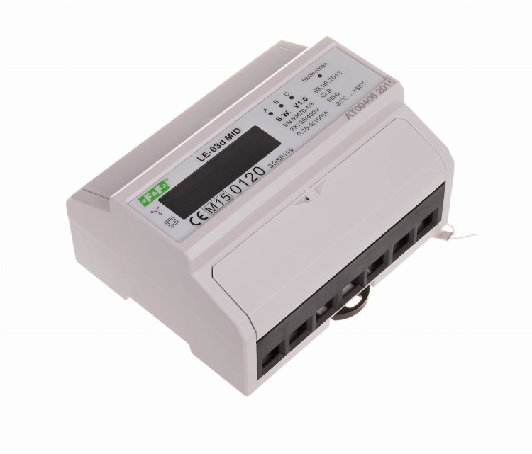 Licznik energii elektrycznej LE-03D; MID  100 A LE-03D F&F