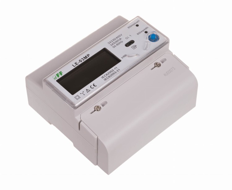 Licznik energii elektrycznej MODBUS RS-485 -trójfazowy LE-03MP LE-03MP F&F