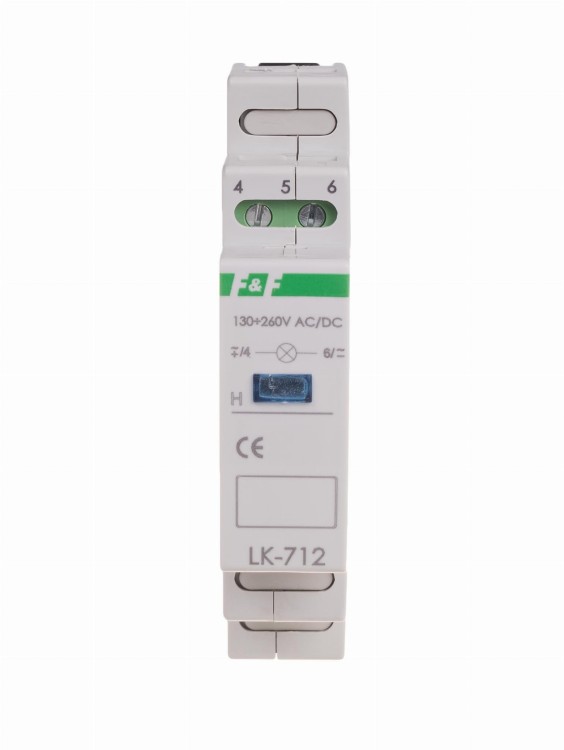 Lampka kontrolna zasilania - jednofazowa LK-712 B 5÷10V LK-712B-5-10V F&F