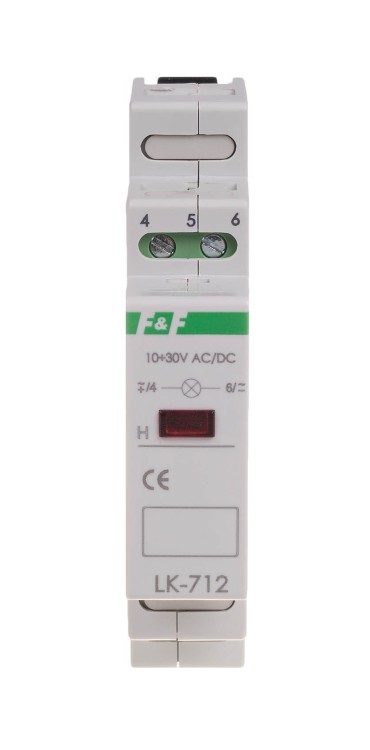 Lampka kontrolna zasilania - jednofazowa LK-712 G 30÷130V LK-712G-30-130V F&F