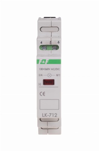 Lampka kontrolna zasilania - jednofazowa LK-712 R 30÷130V LK-712R-30-130V F&F