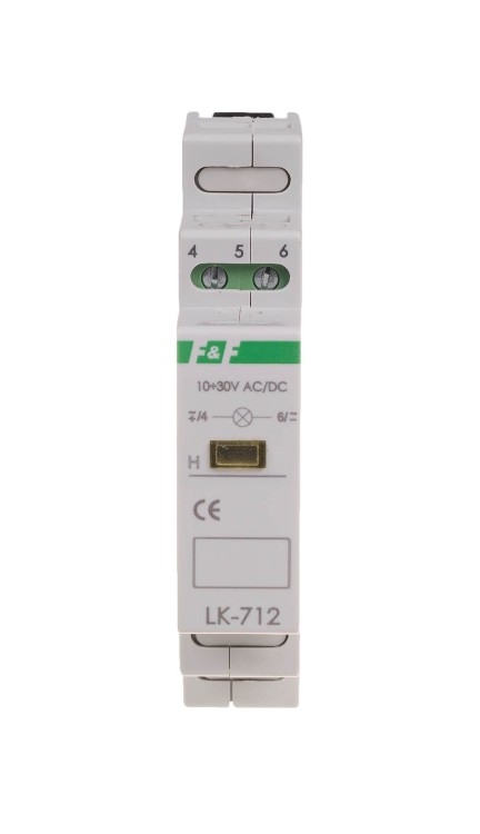 Lampka kontrolna zasilania - jednofazowa LK-712 Y 30÷130V LK-712Y-30-130V F&F