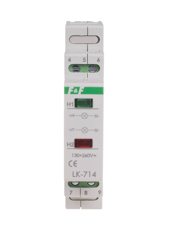 Lampka sygnalizacyjna zasilania-dustanowa LK-714 10÷30V LK-714-10-30V F&F