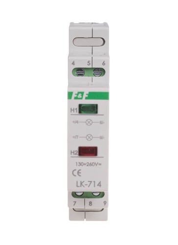 Lampka sygnalizacyjna zasilania-dustanowa LK-714 30÷130V LK-714-30-130V F&F