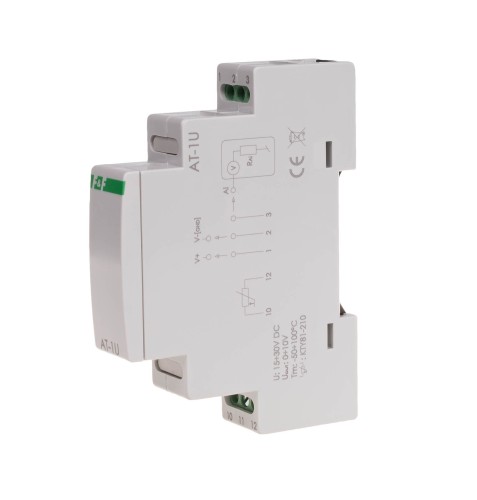Analogowy przetwornik temperatury – napięciowy [0-10V]; 1S Max-AT-1U F&F
