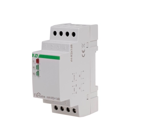 Moduł przekaźników (2 szt 16A) mH-R2x16 F&F