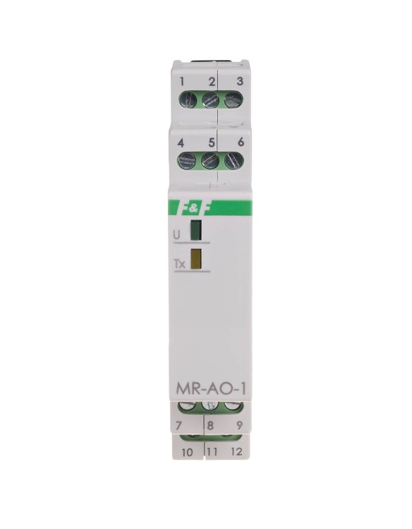 Moduł rozszerzeń WYJŚĆ analogowych, z wyjściem MODBUS RTU, 1 moduł MAX-MR-AO-1 F&F