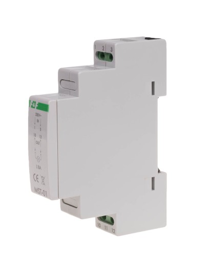 "soft start" do lamp halogenowych, 230V, 8A, 1 moduł MST-01 F&F