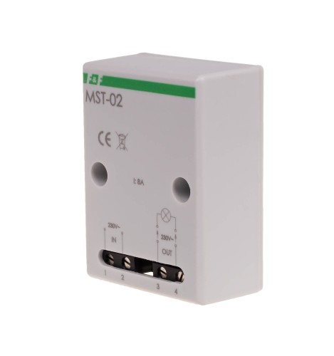 "soft start" do lamp halogenowych, 230V, 8A, zaciski śrubowe MST-02 F&F