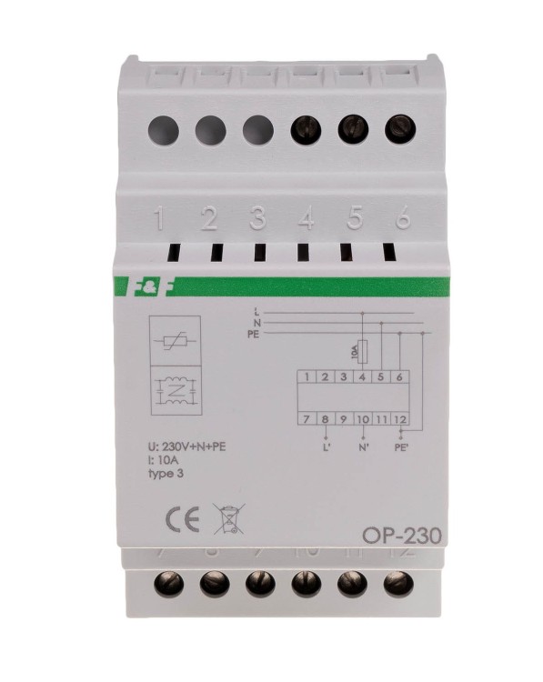 Ochronnik przeciwprzepięciowy OP-230 OP-230 F&F